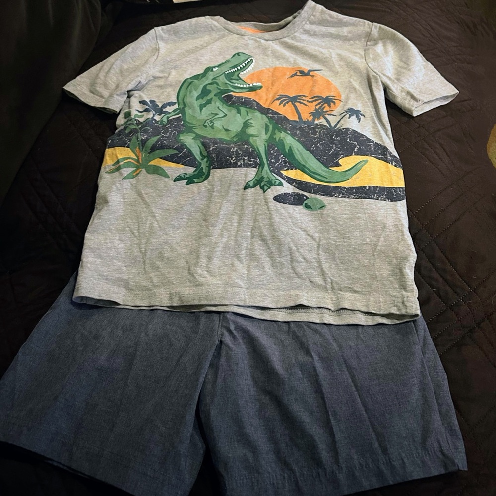 Tommy Bahama shorts and tee set size 7/8.